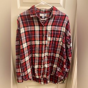 Old Navy Plaid Flannel Shirt